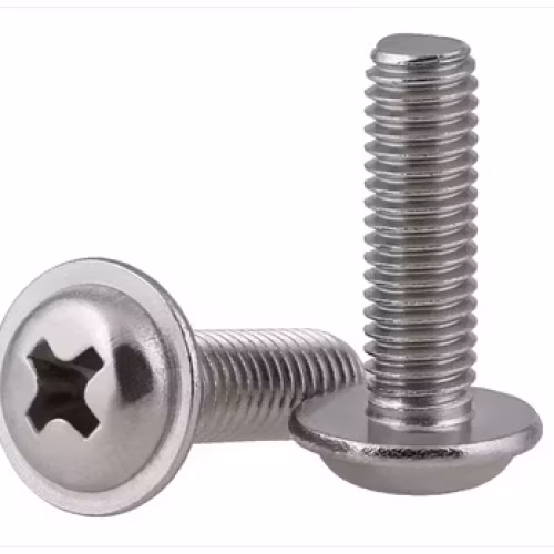 M3 x 6mm  Phillips Combination Pan Head With Washer Machine Screws - Stainless Steel 304