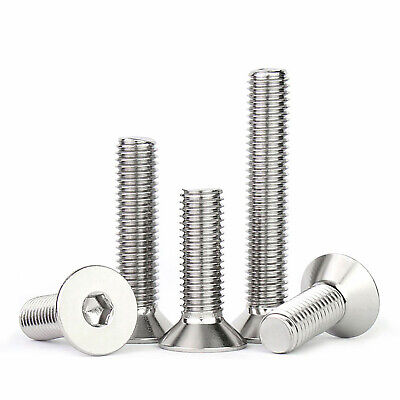 Stainless Steel Socket Countersunk Screws (Allen CSK) - Metric